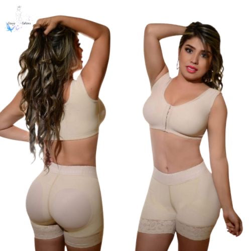 Pantalón corto sin costuras de cintura alta